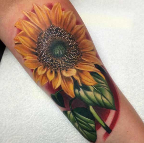 best sunflower tattoos