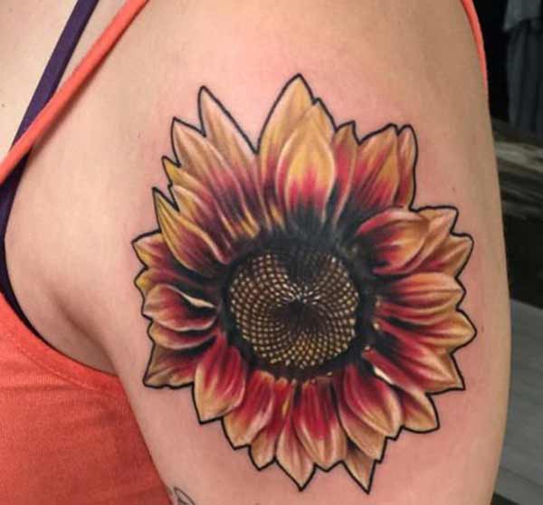 slaze sun flower tattoos