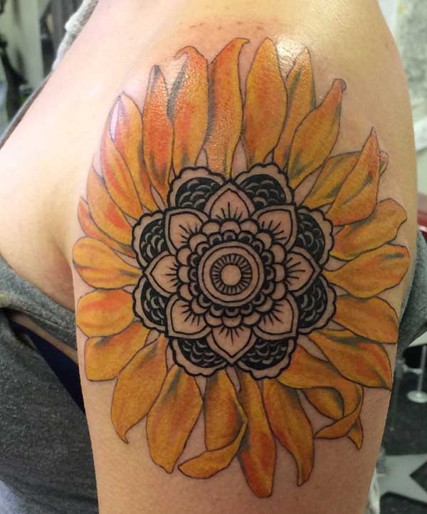 sunflower tattoos