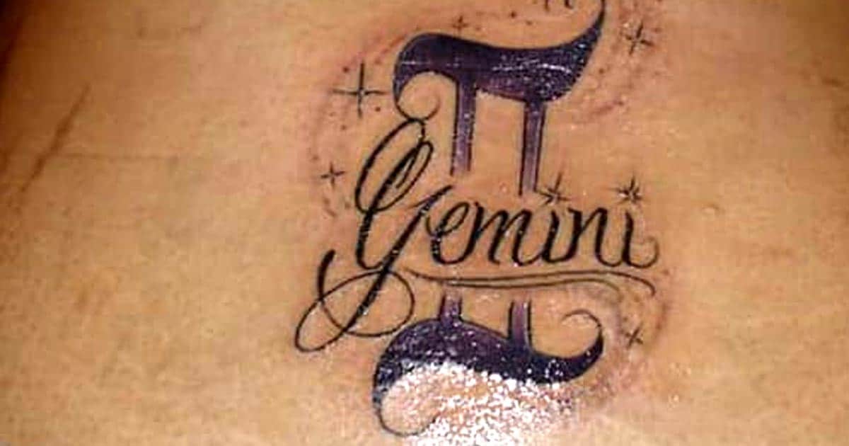 gemini tattoo designs for guys