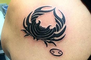best cancer zodiac tattoo designs