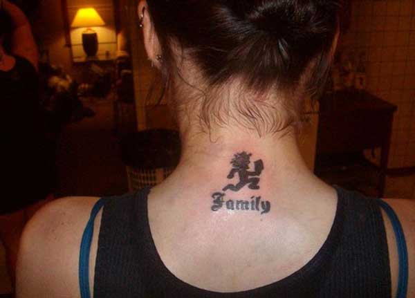 neck family tattoos