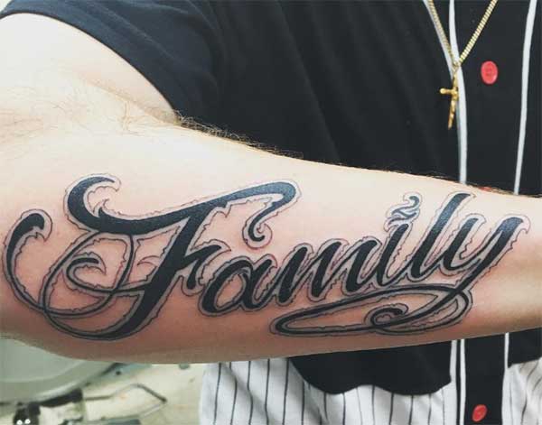 family tattoo for guys