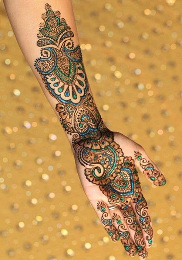 Palm Henna / Mehndi tattoo designs idea