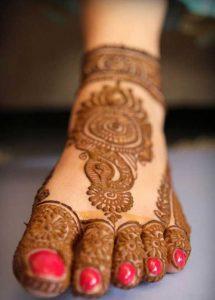 Henna Mehndi tattoo designs idea for feet - Tattoos Ideas