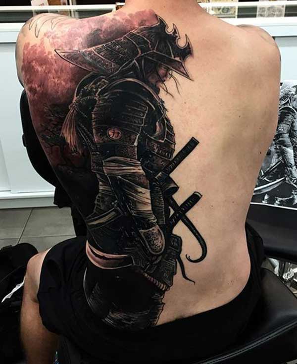 cool samurai tattoos