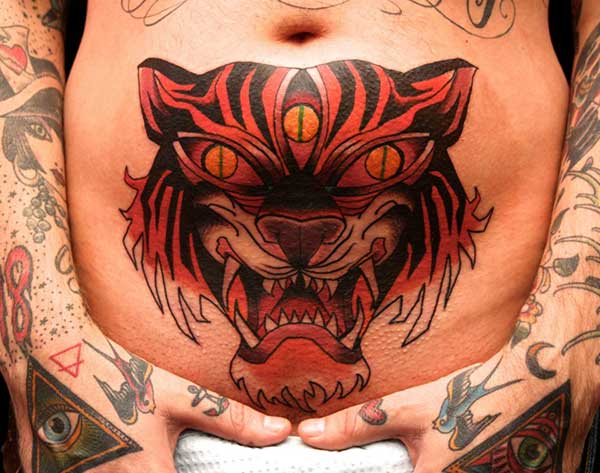 stomach tattoo ideas