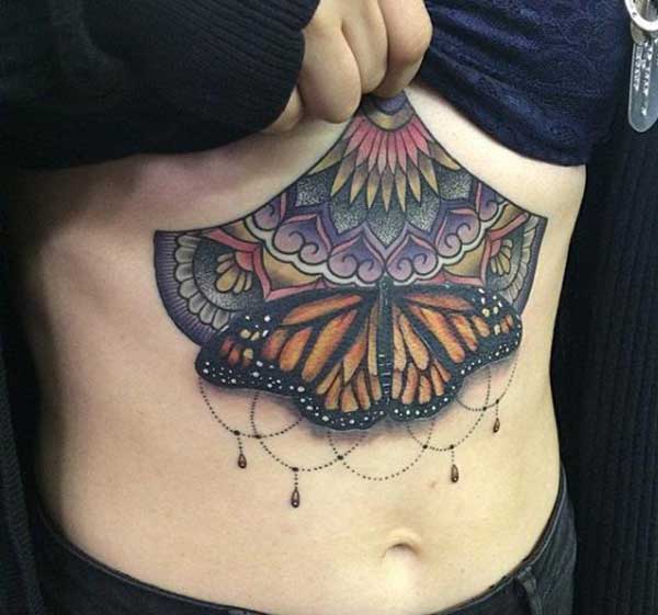 cute stomach tattoos