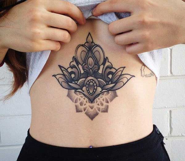 stomach tattoo designs