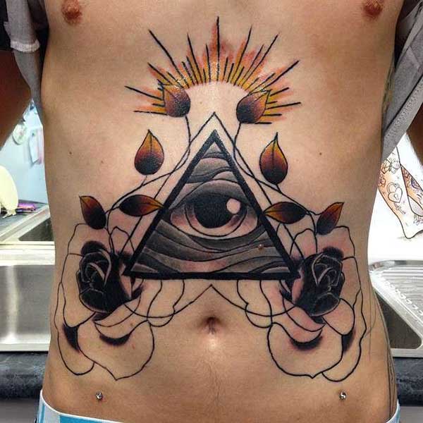 cool stomach tattoos