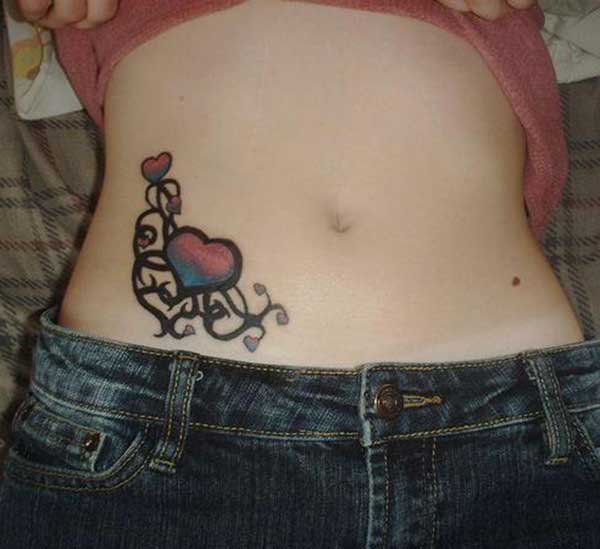 stomach tattoos