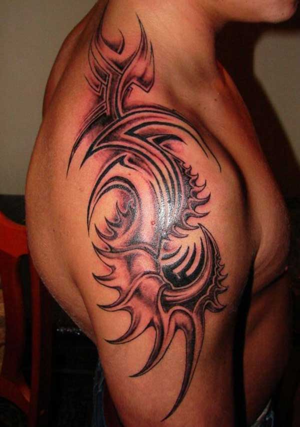 shoulder tribal tattoos