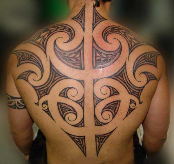 back tribal tattoos