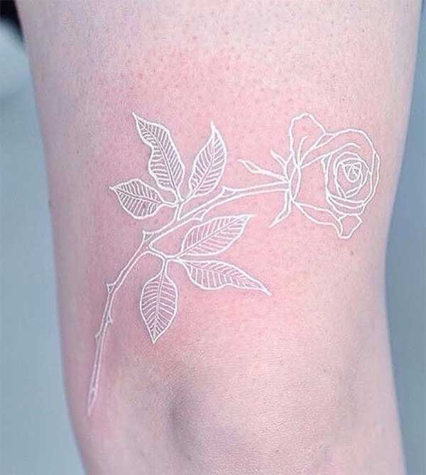 White ink tattoos 🕸 #tattoo #tattooideas #whiteink #inspo