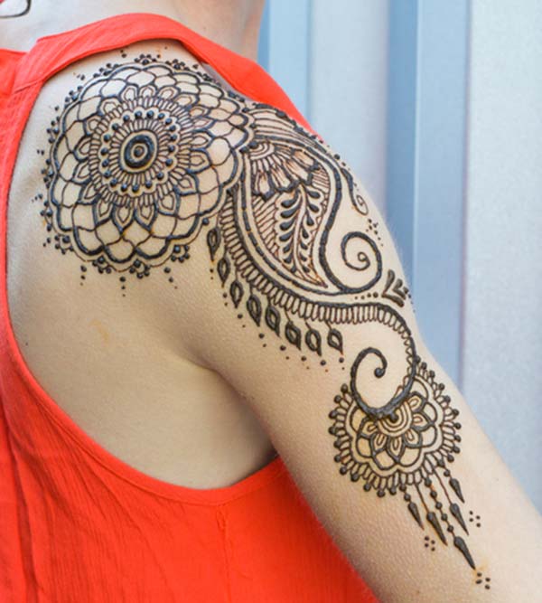  Henna Mehndi tattoo designs idea for shoulder Tattoos 