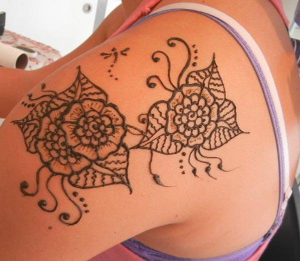 Shoulder Henna / Mehndi tattoo designs idea