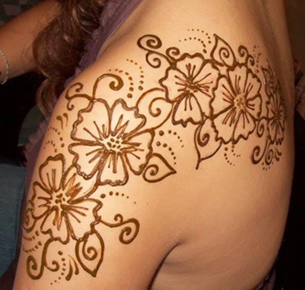 Shoulder Henna / Mehndi tattoo designs idea