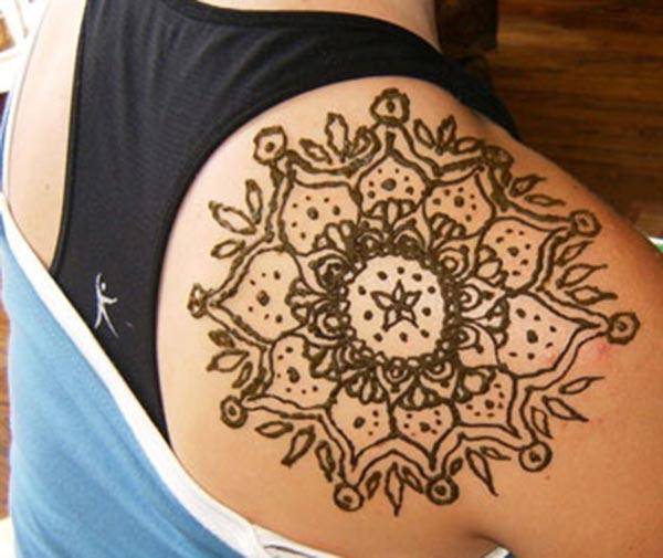 Shoulder Henna / Mehndi tattoo designs idea