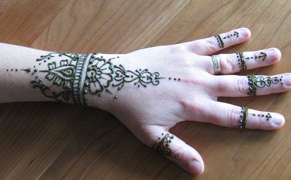 Wrist Henna / Mehndi tattoo designs idea
