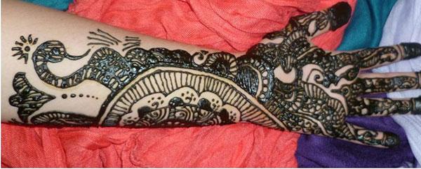 Full arm Henna / Mehndi tattoo designs idea