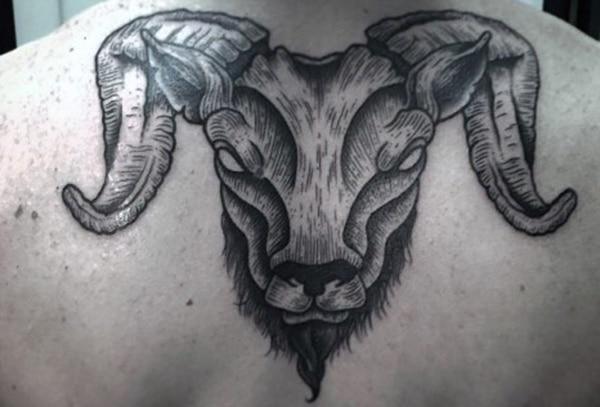 Ultimate Aries zodiac sign tattoo idea for boys