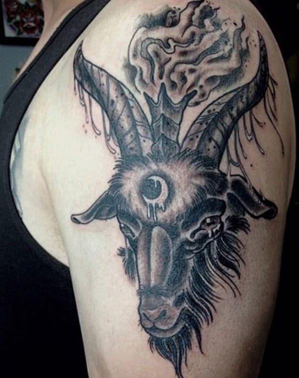 The Aries tattoo idea is really cool on arm for boys
