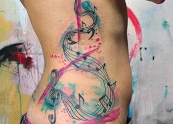 best music tattoos