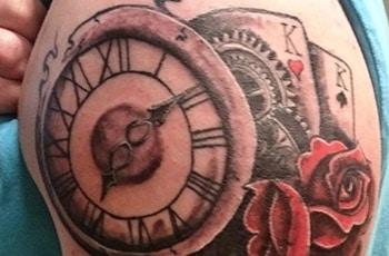 best clock tattoo designs