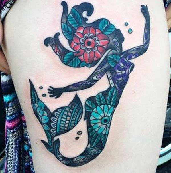 The simple and best tattoo design for the girl making her look great