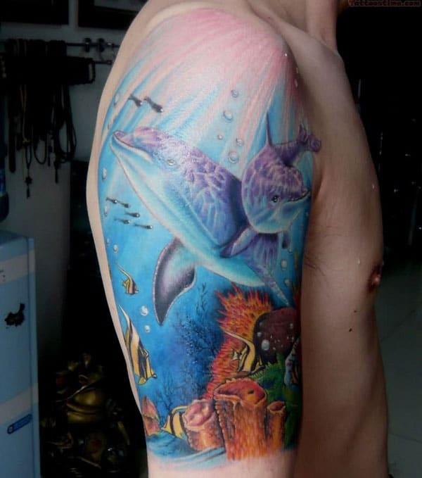 Awesome Tattoo on the upper arm of the hand make a man look cool