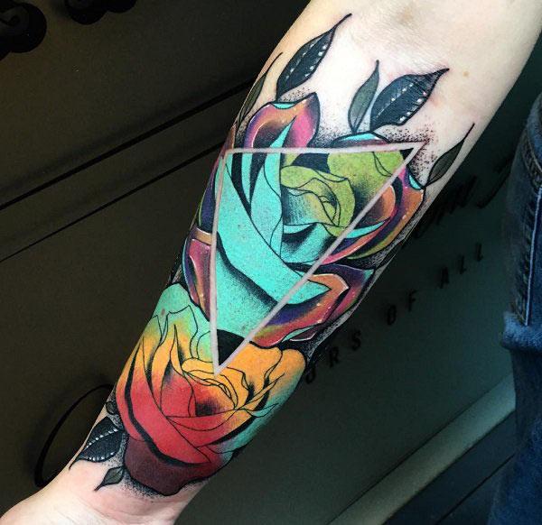 Forearm Tattoo for Women with a flower design make them look exquisite