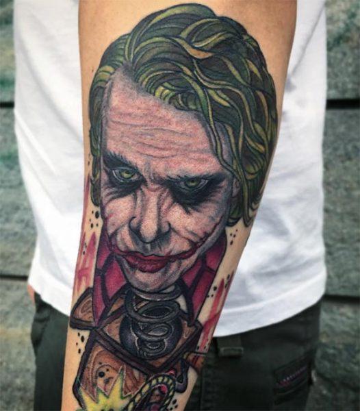 Joker Tattoo Ink Design Ideas for men and women - Tattoos Ideas