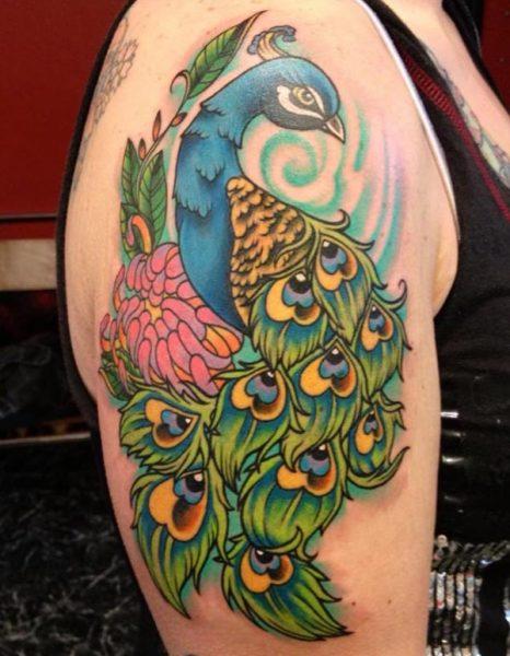Peacock Tattoo Design Ink Ideas for men and women - Tattoos Ideas