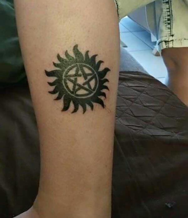Supernatural Tattoo on the foot brings the glorious look