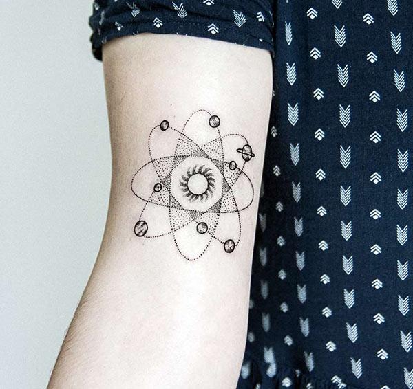 Cool Atomic Tattoo Ideas - Tattoos Ideas