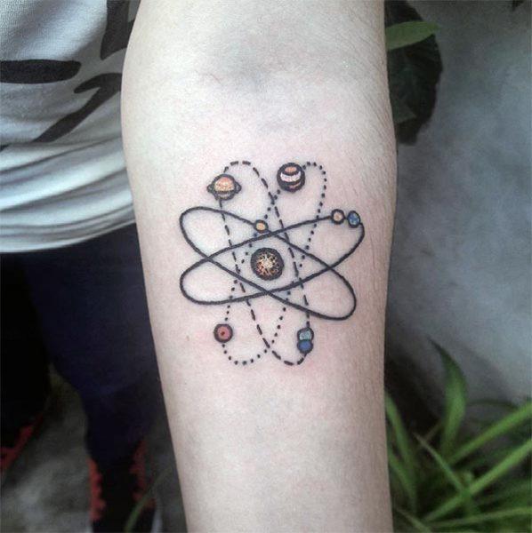 Cool Atomic Tattoo Ideas - Tattoos Ideas