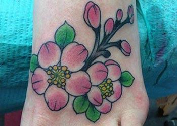 best cherry blossom tattoo
