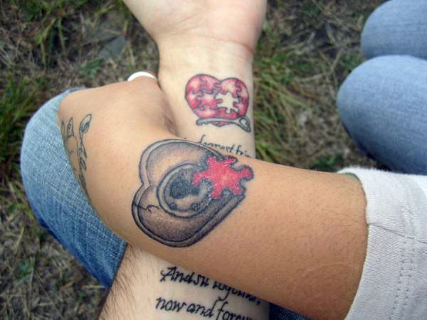 Couple Tattoos around the wrist brings about the memory or makes it as a reminder