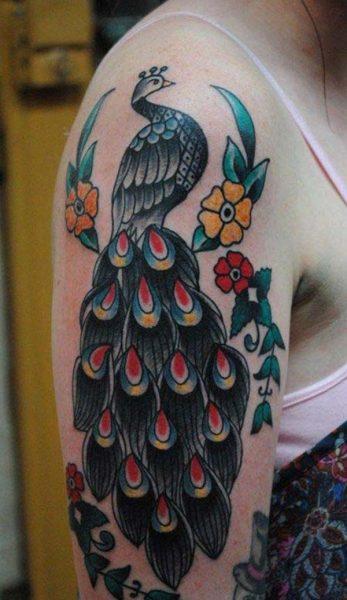 Peacock Tattoos For Women - Tattoos Ideas