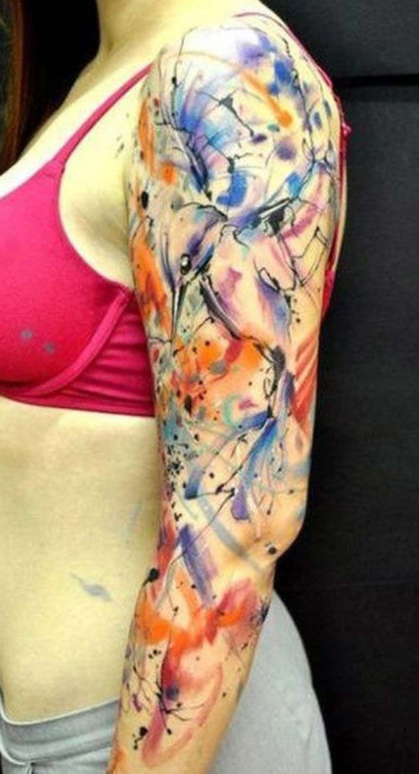 Jaw dropping brilliant humming bird tattoo on arm for Ladies