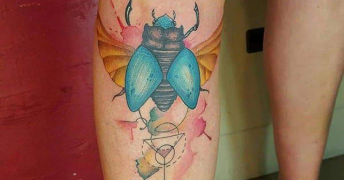 Watercolor Leg Tattoos - wide 1