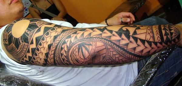 Wonderful Filipino tribal tattoo ideas on sleeve for Guys