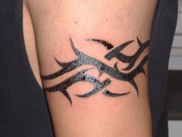 Classic Tribal armband tattoo ideas for Men