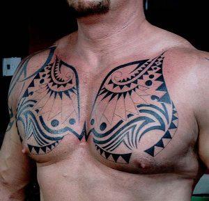 Chest Tattoo - Best Tribal Chest Tattoos ink idea for Men
