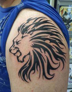 Tribal Lion Tattoo - Cool and Best tribal Lion Tattoo for Men