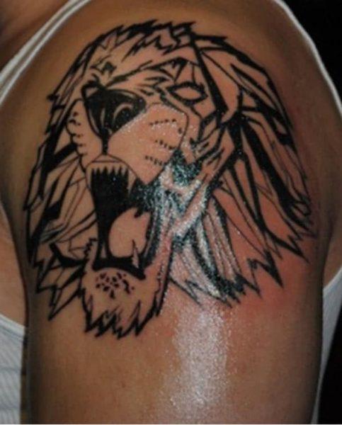 Tribal Lion Tattoo - Cool and Best tribal Lion Tattoo for Men