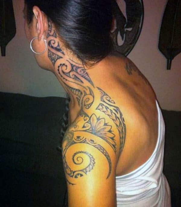 Hawaiian Tattoos - Cool Hawaiian Tribal Tattoos For Women