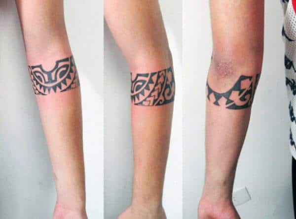 Appealing tribal armband tattoo ideas for Girls and women