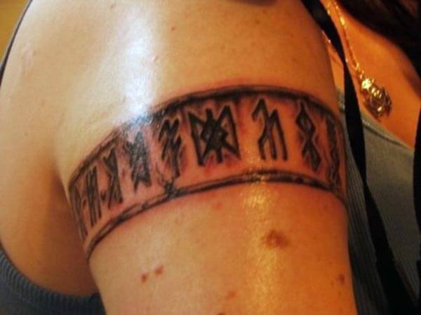 Decorative armband tattoo ideas for Women