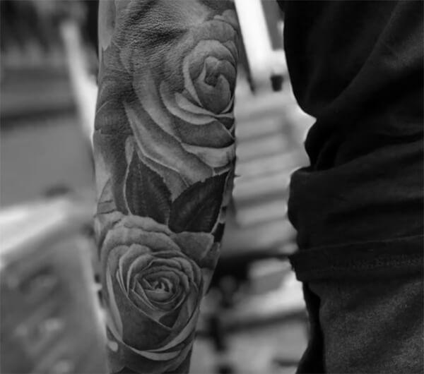 Magnificent rose tattoo ideas on forearm for Boys and Men
